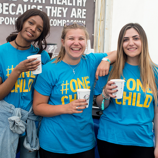 Volunteer at Compassion events