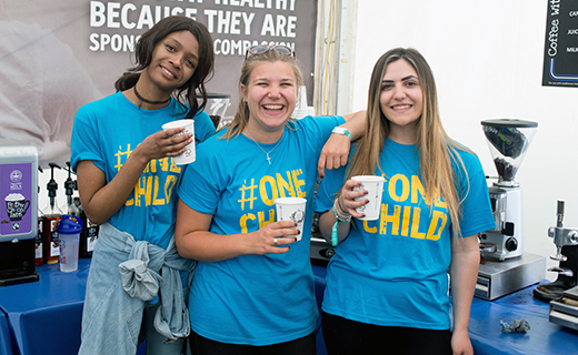 Volunteer at Compassion events
